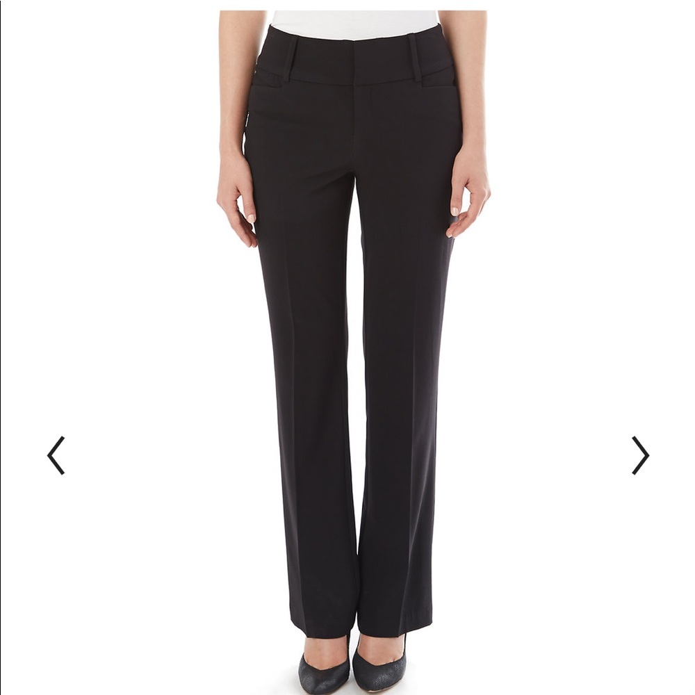 Apt. 9 bootcut Black dress pants size 16P